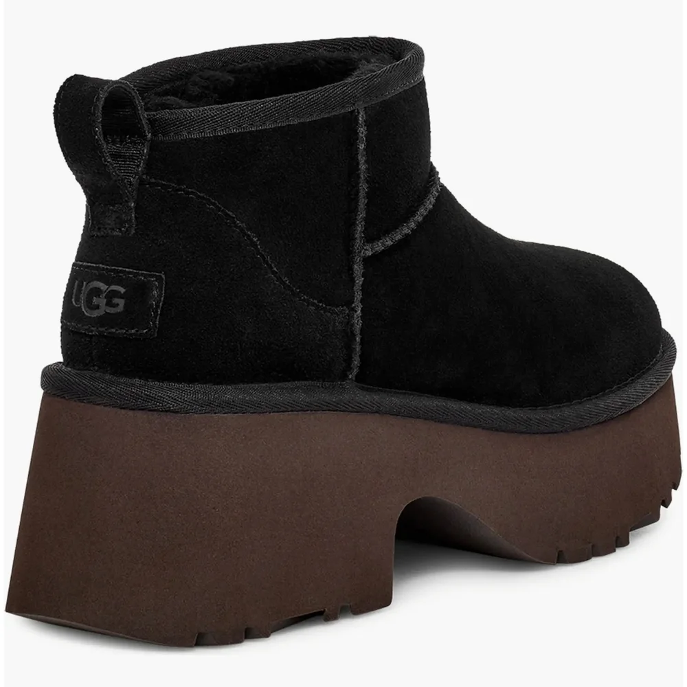 Women's UGG Black Platform Ankle Boots